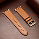 Acheter Avizar Bracelet pour Apple Watch 41mm et 40mm et 38 mm Cuir véritable  Camel