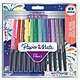 PAPER MATE Stylo feutre Flair METALLIC, blister de 12 Feutre à pointe fine