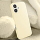 Avis Avizar Coque pour iPhone 16 Semi-rigide Soft-touch Anti-traces Jaune