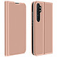 Dux Ducis Housse Pour Xiaomi Mi Note 10 Lite Porte-carte Fonction Support Rose Gold Etui folio Rose Champagne en Eco-cuir, Xiaomi Mi Note 10 Lite