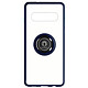 Avizar Coque pour Samsung Galaxy S10 Plus Bi-matière Bague Métallique Support Vidéo  bleu Coque de protection avec un anneau de maintien conçue spécialement pour votre Samsung Galaxy S10 Plus