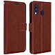 Avizar Housse Galaxy A40 Étui Portefeuille Rangements Cartes Fonction Support marron Pochette de protection spécialement conçue pour le Samsung Galaxy A40, Marron