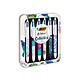 BIC Boîte métal de 6 stylos bille 4 Couleurs rétractable Stylo à bille