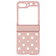 Avizar Coque pour Samsung Galaxy Z Flip 5 Rigide Motif Étoile  Rose Coque rose de la série Star Case pour Samsung Galaxy Z Flip 5, alliant protection et style