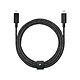 Native Union ECO Belt Cable USB-C vers USB-C 240W (2.4m) Cosmos ECO Câble de chargement avec une sangle en cuir