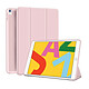 Acheter Evetane Etui Smart Cover iPad 102 Pouces 2019/2020/2021 Rose à rabat avec support