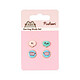 Avis Pusheen - Pack 2 paires de boucles d'oreilles Stud Hi , Bye