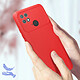 Acheter Avizar Coque pour Xiaomi Poco C40 Silicone Semi-rigide Finition Soft-touch Fine  Rouge