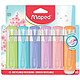 MAPED Surligneur FLUO'PEPS PASTEL, blister de 6 Surligneur