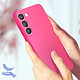 Acheter Avizar Coque pour Samsung Galaxy S23 Silicone Semi-rigide Finition Douce au Toucher Fine  Fuchsia