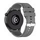 Avizar Bracelet pour Huawei Watch GT Runner Renforcé Boucle Argentée Gris - Bracelet spécifiquement conçu pour Huawei Watch GT Runner, ajoutez votre touche personnelle !