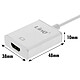 Avis LinQ Câble USB 3.0 vers HDMI Femelle Adaptateur Vidéo Full HD Argent