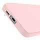 Avizar Coque pour Samsung Galaxy S24 FE Silicone Contour Caméra Métallisé Rose Poudré pas cher