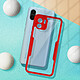 Avis Avizar Coque pour Xiaomi Redmi A1 et Redmi A2 antichoc dos plexiglas et avant polymère Coins Renforcés  Contour Rouge