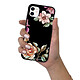 LaCoqueFrançaise Coque iPhone 12 Mini Silicone Liquide Douce Amour en fleurs pas cher