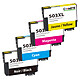 COMETE - 503XL - 4 Cartouches d'encre Compatibles avec Epson 503 XL - Noir et Couleur - Marque française 4 Cartouches d'encre Compatibles avec Epson 503 XL Piment - Cartouche Epson 503 Expression Home XP 5200 XP 5205 Workforce WF 2960