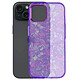 Avizar Coque pour iPhone 15 Antichoc Souple Tutti Frutti Violet Bords surélevés offrant une protection optimale pour l'écran et la caméra