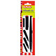 HERLITZ Set de calligraphie Noir 3 pointes plumes: 1,1 mm / 1,5 mm / 2,3 mm + 2 Cartouches Stylo plume