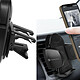 Acheter Forcell Support Voiture ovale pour Smartphone Pare Brise et Tableau de Bord Bras Souple  Noir