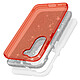 Avis Avizar Coque Paillette pour Samsung Galaxy S23 Plus Hybride Semi-rigide  rouge