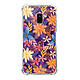 LaCoqueFrançaise Coque Samsung Galaxy A8 2018 anti-choc souple angles renforcés transparente Motif Fleurs violettes et oranges Coque Samsung Galaxy A8 2018 anti-choc souple angles renforcés transparente Fleurs violettes et oranges