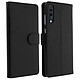 Avizar Housse Samsung Galaxy A70 Étui Porte-carte Support Stand Noir Étui Flip book cover spécialement conçu pour Samsung Galaxy A70