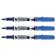 PILOT Marqueur tableau blanc V BOARD MASTER S Ultra Fine Bleu x 3 Marqueur pour tableaux blancs