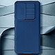 Nillkin Coque pour Samsung Galaxy S24 FE Coins Renforcés Antichoc Cache Caméra Bleu pas cher