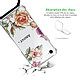 Avis LaCoqueFrançaise Coque cordon iPhone 7/8/ iPhone SE 2020 noir Dessin Amour en fleurs