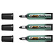 BIC Marqueur Permanent MARKING ONYX 1482 Pointe Ogive Trait 1,5 mm Noir x 3 Marqueur permanent