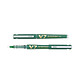 PILOT Roller Rechargeable Hi-TechPoint V7 Begreen Pointe Moyenne Encre liquide Vert x 10 Stylo roller