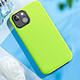 Avis Moxie Coque pour iPhone 15 Semi-rigide Intérieur Microfibre Bords Surélevés Vert Citron