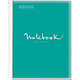 MIQUELRIUS Cahier A4 à Spirale Micro-perforé 80 Feuilles 90g Couv PP Turquoise Cahier