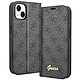 Guess Étui Luxe pour iPhone 14 Plus Porte-cartes Design Élégant Motif 4G Noir L'accessoire parfait pour affirmer votre style, que ce soit au travail ou lors de vos sorties