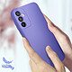 Acheter Avizar Coque pour Samsung Galaxy A14 4G et 5G Silicone Semi-rigide Finition Douce au Toucher Fine  Violet