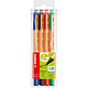 STABILO Pochette de 4 Stylos Feutre GREENpoint pointe large 0,8 mm Assortis Crayon feutre