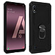 Avizar Coque Galaxy A10 Bi matière Rigide et Souple Bague Support Vidéo noir Coque de protection spécialement conçue pour le Samsung Galaxy A10, Noir