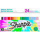 SHARPIE Marqueur permanent FINE, blister de 24 Marqueur permanent