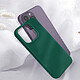 Acheter Avizar Coque pour Apple iPhone 14 Pro Silicone Flexible Finition Mate Anti-traces  vert foncé