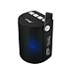 LinQ Enceinte Sans-fil  Bluetooth LED Multicolore Radio FM Port USB micro SD Noir Enceinte bluetooth pour partager votre musique et tous les sons de votre appareil.