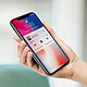 Avizar Film verre trempé Noir Haute Résistance pour Apple iPhone X , Apple iPhone XS pas cher