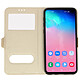 Avizar Etui folio Dorée pour Samsung Galaxy S10e pas cher