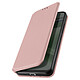 Avizar Etui folio Rose Champagne Éco-cuir pour Apple iPhone 11 - Etui folio Rose Champagne éco-cuir Apple iPhone 11