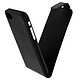 Avizar Étui à Clapet vertical pour iPhone SE 2022 / 2020 et 8 / 7 - Protection Housse à clapet vertical noir iPhone SE