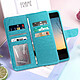 Acheter Avizar Etui Smartphone 4,3 à 4,7'' Portefeuille Mutirangements Caméra Slide turquoise