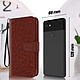 Avis Avizar Étui pour Smartphone 4,3 à 4,7'' Portefeuille Multi-rangements Caméra Slide Marron