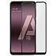 Avizar Film Écran Samsung Galaxy A10 Verre Trempé 9H Biseauté Transparent Bord noir Film d'écran spécialement conçu pour le appareil, contour Noir