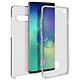 Avizar Coque Galaxy S10 Plus Protection 360° Rigide + Avant Silicone Protection intégrale spécialement conçue pour le Samsung Galaxy S10 Plus