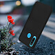 Coque pour Huawei P30 Lite Finition Carbone Effet Métal Brossé Noir pas cher