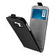Avizar Housse pour Samsung Galaxy S7 Étui Clapet Vertical Porte-carte Antichocs Noir pas cher
